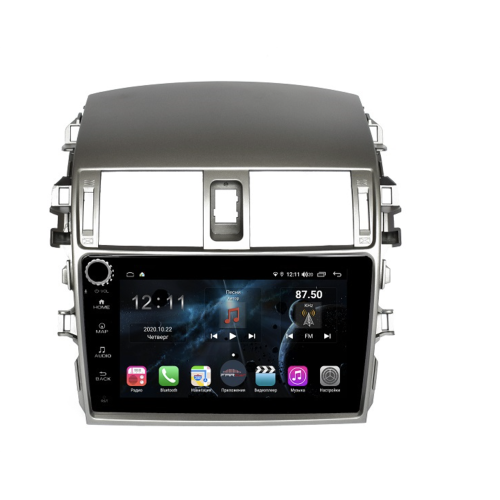 Магнитола Farcar H063RB (S400) для Toyota Corolla X (E140, E150) 2006-2013 на Android 10.0 с кнопками