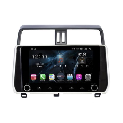 Магнитола Farcar H1053RB (S400) для Toyota Land Cruiser Prado 150 2017-2020 на Android 10.0 с кнопками