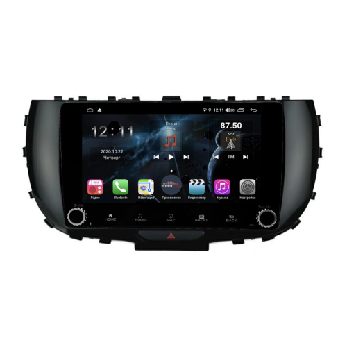 Магнитола Farcar H1214RB (S400) для Kia Soul III 2019-2024 на Android 10.0 с кнопками