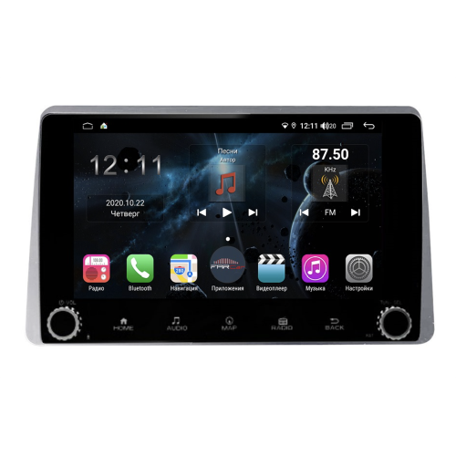 Магнитола Farcar H1219RB (S400) для Renault Arcana 2020+ на Android 10.0 с кнопками