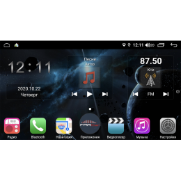Магнитола Farcar H159RB (S400) для SsangYong Actyon, Korando 2010-2013 на Android 10.0 с кнопками
