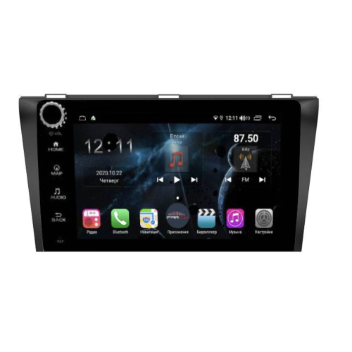 Магнитола Farcar H161RB (S400) для Mazda 3 2004 - 2009 на Android 10.0 с кнопками