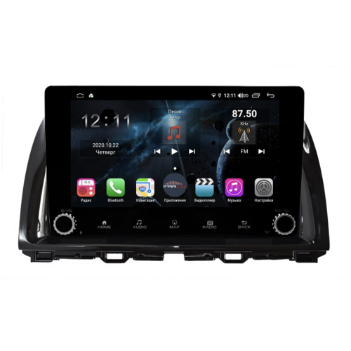 Магнитола Farcar H2007RB (S400) для Mazda CX-5 I 2011-2015 Дoрестайлинг на Android 10.0 с кнопками
