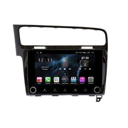 Магнитола Farcar H257RB (S400) для Volkswagen Golf 7 2013-2018 на Android 10.0 с кнопками