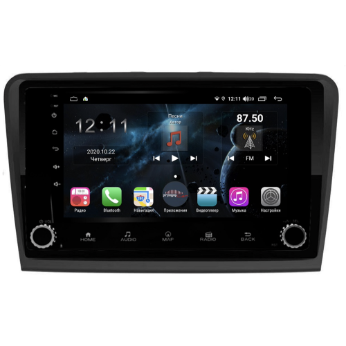 Магнитола Farcar H306RB (S400) для Skoda Superb II (B6) 2008-2015 на Android 10.0 с кнопками