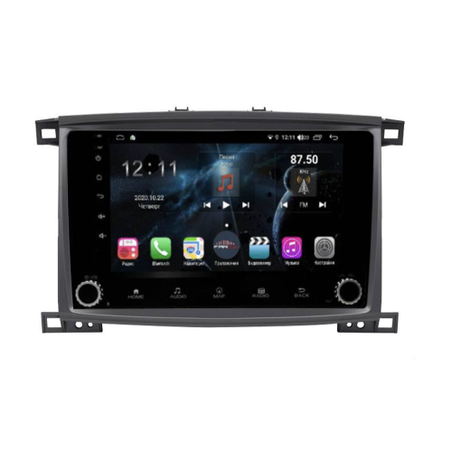 Магнитола Farcar H457/1166RB (S400) для Toyota Land Cruiser 100 2002-2007 на Android 10.0 c кнопками