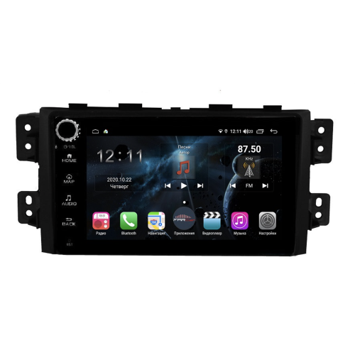 Магнитола Farcar H465RB (S400) для Kia Mohave I 2008-2018 на Android 10.0 с кнопками