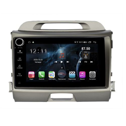 Магнитола Farcar H537RB (S400) для KIA Sportage III 2010-2016 на Android 10.0 c кнопками