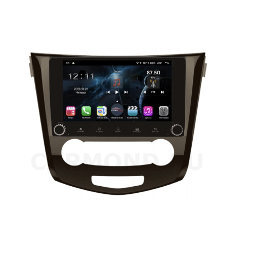 Магнитола Farcar H665RB (S400) для Nissan Qashqai II, X-Trail III (T32) 2015-2024 на Android 10.0 кондиционер c кнопками