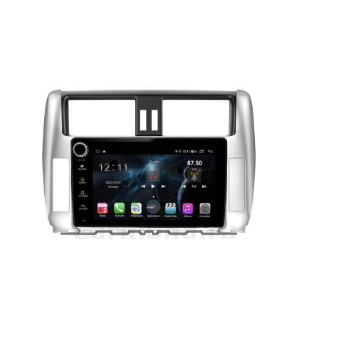Магнитола Farcar H065RB (S400) для Toyota Land Cruiser Prado 150 2009-2013 на Android 10.0 серебро с кнопками