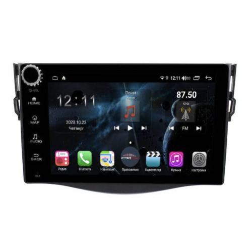 Магнитола Farcar H018-9RB (S400) для Toyota RAV4 (XA30) 2006-2013 на Android 10.0 c кнопками