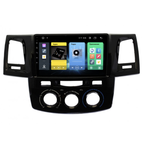 Штатная магнитола Vomi FX357R9-MTK-LTE для Toyota Hilux VII 2011-2015 (кондиционер) на Android 10.0