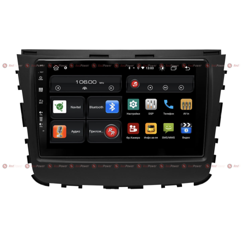 Штатная магнитола Redpower 61159 для Ssang Yong Rexton 2018-2023 на Android 10.0