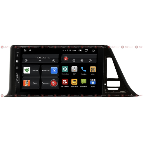 Штатная магнитола Redpower 61027 для Toyota C-HR I (2016-2023) на Android 10.0