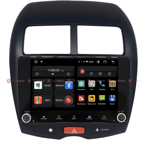 Штатная магнитола Redpower 61026 KNOB для Mitsubishi ASX I 2010-2018 на Android 10.0