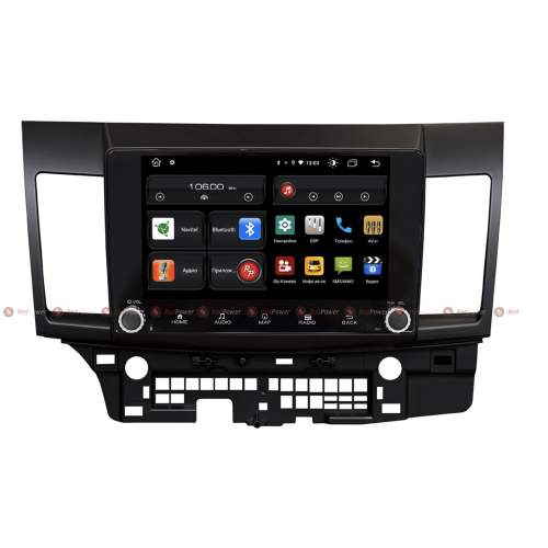 Штатная магнитола Redpower 61037 KNOB для Mitsubishi Lancer X 2007-2012 на Android 10.0