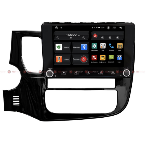 Штатная магнитола Redpower 61156 KNOB для Mitsubishi Outlander III 2013-2020 на Android 10.0