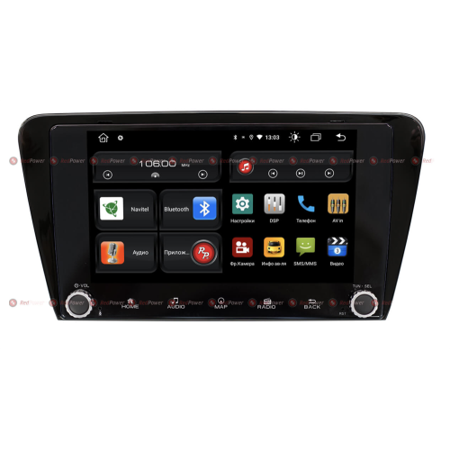 Штатная магнитола Redpower 61007 KNOB для Skoda Octavia III (A7) 2013-2018 на Android 10.0