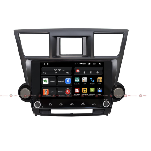 Штатная магнитола Redpower 61035 KNOB для Toyota Highlander II (U40) 2007-2013 на Android 10.0