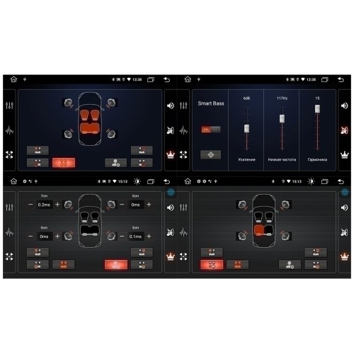Штатная магнитола Redpower 61200 KNOB для Toyota Land Cruiser 200 2007-2015 (матовая рамка) на Android 10.0