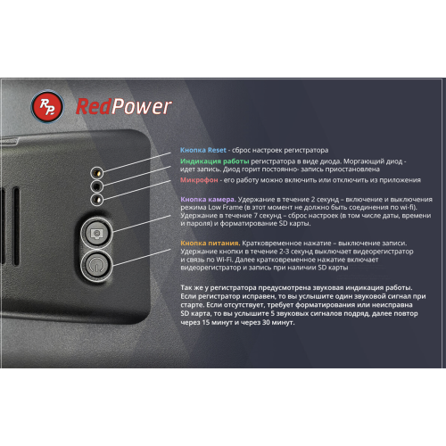 Штатный видеорегистратор Redpower DVR-TOY6-N для Toyota RAV 4 2018+ с ассистентом