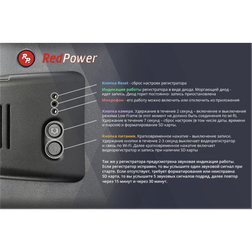 Видеорегистратор Redpower DVR-VAG3-N Wi-Fi Full HD для VW и Skoda в коробе заднего заднего вида (2012-2015)