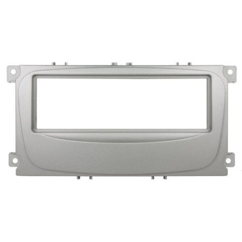 Переходная рамка Intro RFO-N11S для Ford Focus-2 restal, Mondeo (08+) C-Max, S-Max, Galaxy new (07+) 1din silver