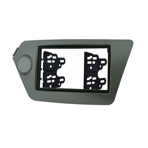 Переходная рамка Intro RKIA-N28-G для KIA Rio 2011-17 2din (крепеж) Gray
