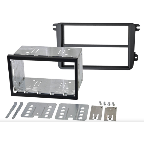 Переходная рамка Incar RVW-N12S для VW Golf 5, Polo new, Amarok, Touran, Jetta, Passat B6,B7, Tiguan 2din (салазки)