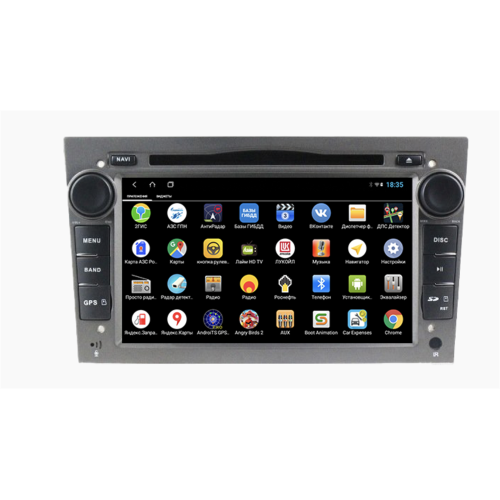 Штатная магнитола Parafar для Opel Antara / Astra / Zafira / Corsa 2004-2009 с DVD 4G/LTE grey на Android 12.0 (PF019XHDDVD)
