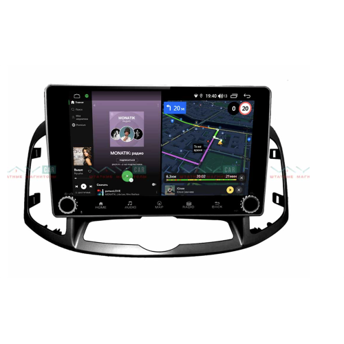 Штатная магнитола VAYCAR 10V4R 4/64 ГБ крутилки для Chevrolet Captiva I 2011-2015 на Android 10.0