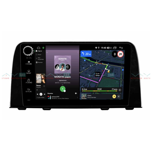 Штатная магнитола VAYCAR 09V4R 4/64 ГБ крутилки для Honda CR-V 2017-2024 на Android 10.0
