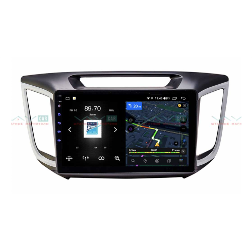 Автомагнитола VAYCAR 10V4 4/64 ГБ для Hyundai Creta 2016-2021 на Android 10.0