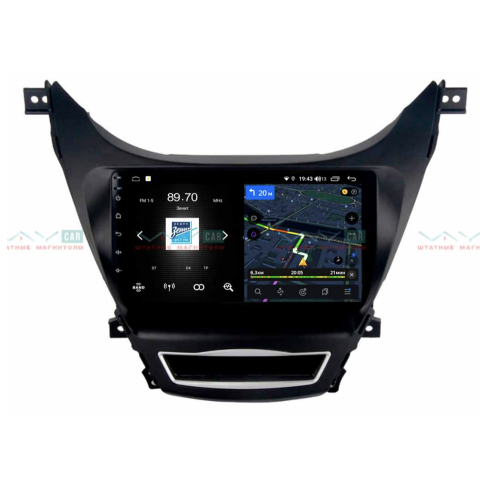 Автомагнитола VAYCAR 09V4 4/64 ГБ для Hyundai Elantra 2011-2014 на Android 10.0