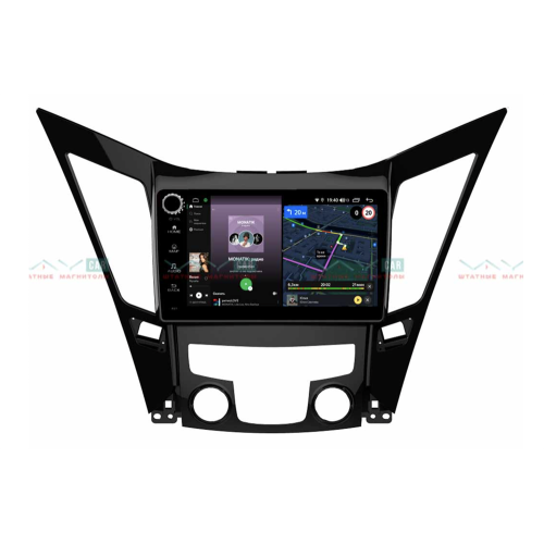 Штатная магнитола VAYCAR 09V4R 4/64 ГБ крутилки для Hyundai Sonata VI (YF) 2009-2014 на Android 10.0
