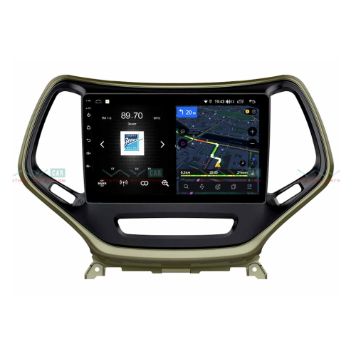 Штатная магнитола VAYCAR 10V4 4/64 ГБ для Jeep Cherokee IV (WK2) 2013-2017 на Android 10.0