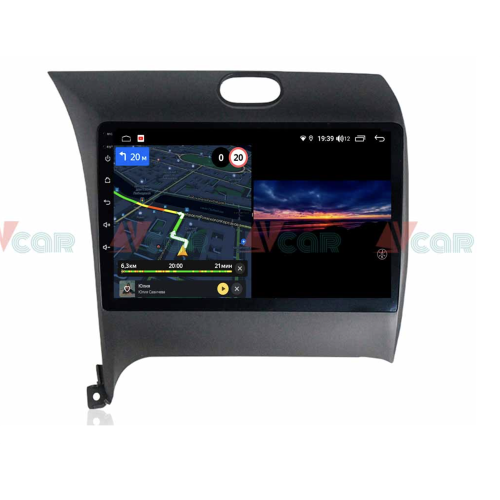 Штатная магнитола VAYCAR 09V3 3/32 ГБ для KIA Cerato III 2013-2018 на Android 10.0