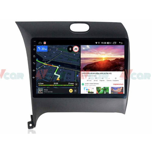 Штатная магнитола VAYCAR 09V6 6/128 ГБ для KIA Cerato III 2013-2018 на Android 10.0