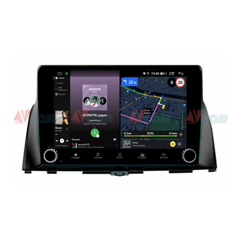 Штатная магнитола VAYCAR 10V4R 4/64 ГБ крутилки для Kia Optima IV 2016-2020 на Android 10.0