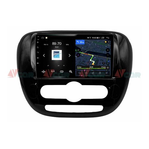 Штатная магнитола VAYCAR 09V4 4/64 ГБ для KIA Soul II 2013-2019 на Android 10.0