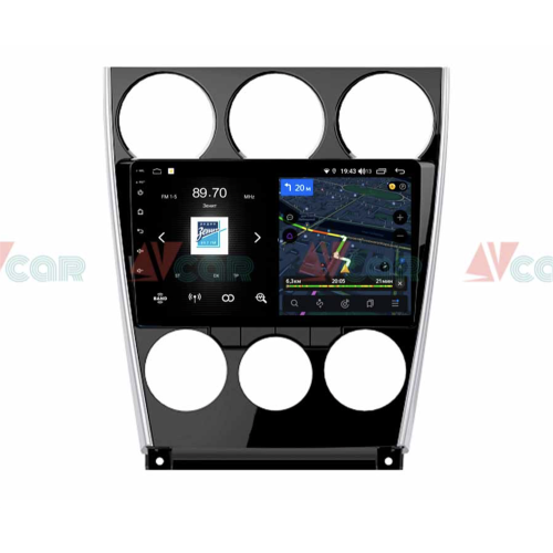 Штатная магнитола VAYCAR 09V4 4/64 ГБ для Mazda 6 2002-2007 на Android 10.0