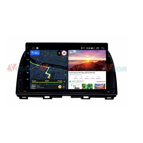 Штатная магнитола VAYCAR 10V6 6/128 ГБ для Mazda CX-5 I 2011-2017 на Android 10.0