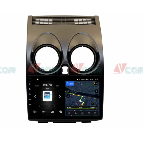 Штатная магнитола VAYCAR 09V4 4/64 ГБ для Nissan Qashqai I 2007-2013 на Android 10.0