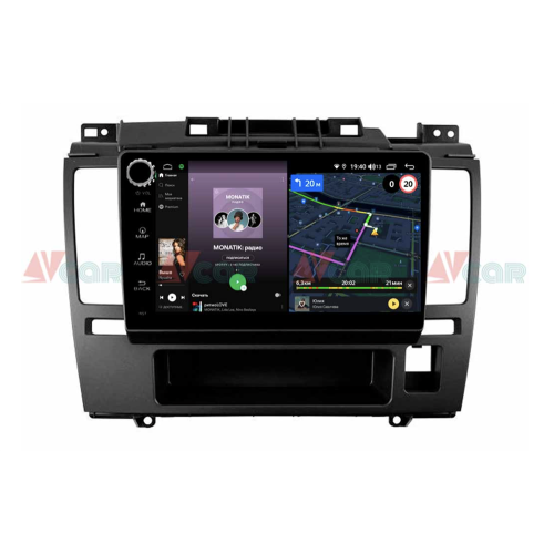 Штатная магнитола VAYCAR 09V4R 4/64 ГБ крутилки для Nissan Tiida I 2004-2014 на Android 10.0