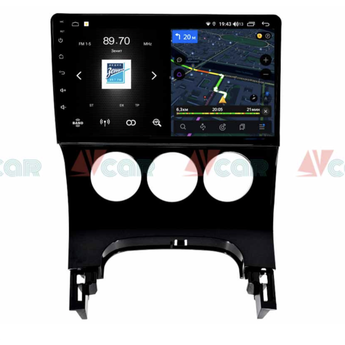 Штатная магнитола VAYCAR 09V4 для Peugeot 3008 I, 5008 I 2009-2016 на Android 10.0