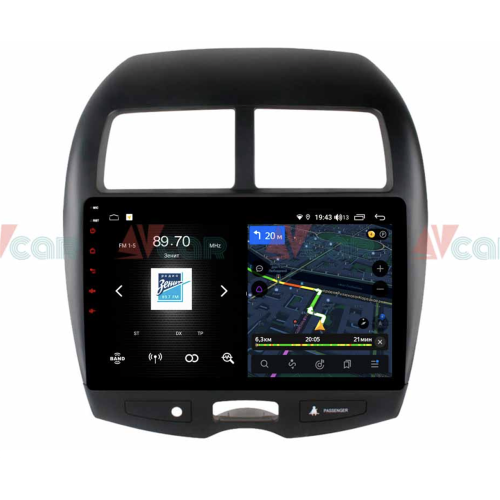 Штатная магнитола VAYCAR 10V4 4/64 ГБ для Peugeot 4008 2012-2018 на Android 10.0
