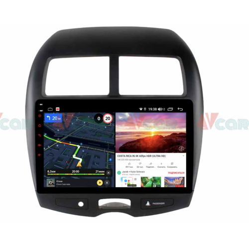 Штатная магнитола VAYCAR 10V6 6/128 ГБ для Peugeot 4008 2012-2018 на Android 10.0