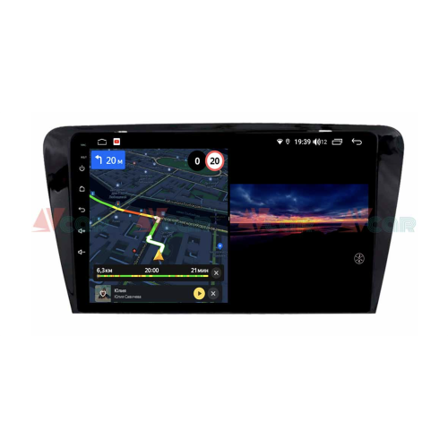Штатная магнитола VAYCAR 10V3 3/32 ГБ для Skoda Octavia III (A7) 2013-2018 на Android 10.0