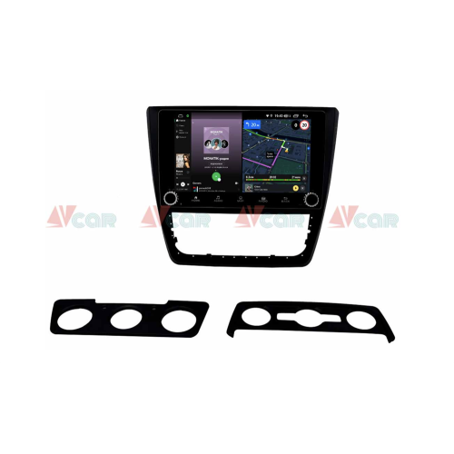 Штатная магнитола VAYCAR 10V4R 4/64 ГБ крутилки для Skoda Yeti 2013-2017 на Android 10.0