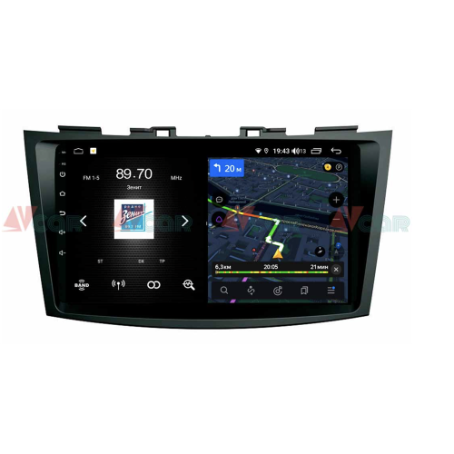 Штатная магнитола VAYCAR 09V4 4/64 ГБ для Suzuki Swift IV 2011-2017 на Android 10.0
